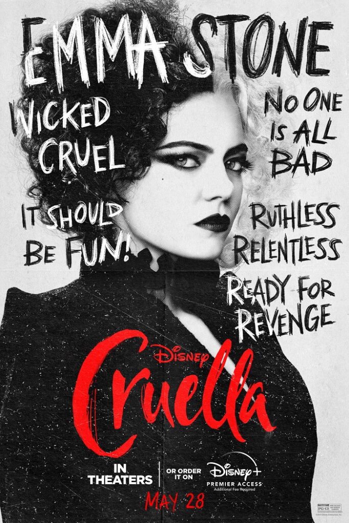 《時尚惡女：庫伊拉》（Cruella) 兩大奧斯卡影后同台飆戲、目不暇給的龐克搖滾變裝盛宴👍